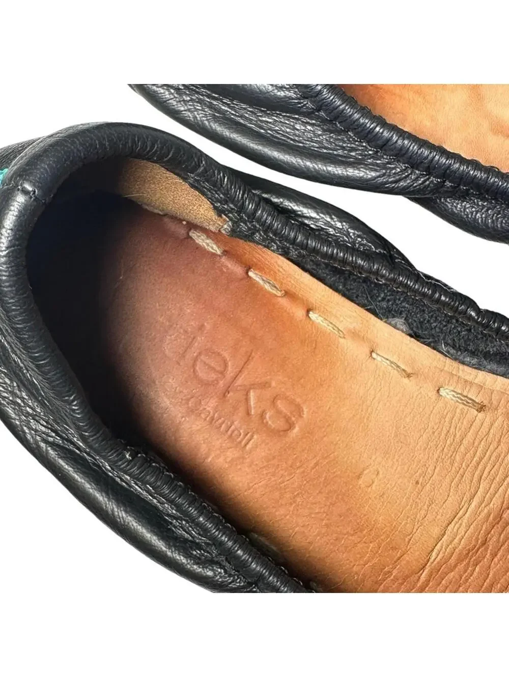 TIEKS by Gavrieli Matte Black Leather Ballet Flats | Women’s Size 8